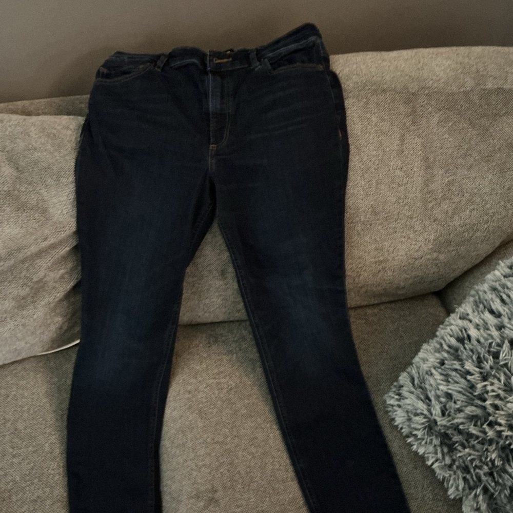 Express Women's Midnight Blue Skinny Jeans